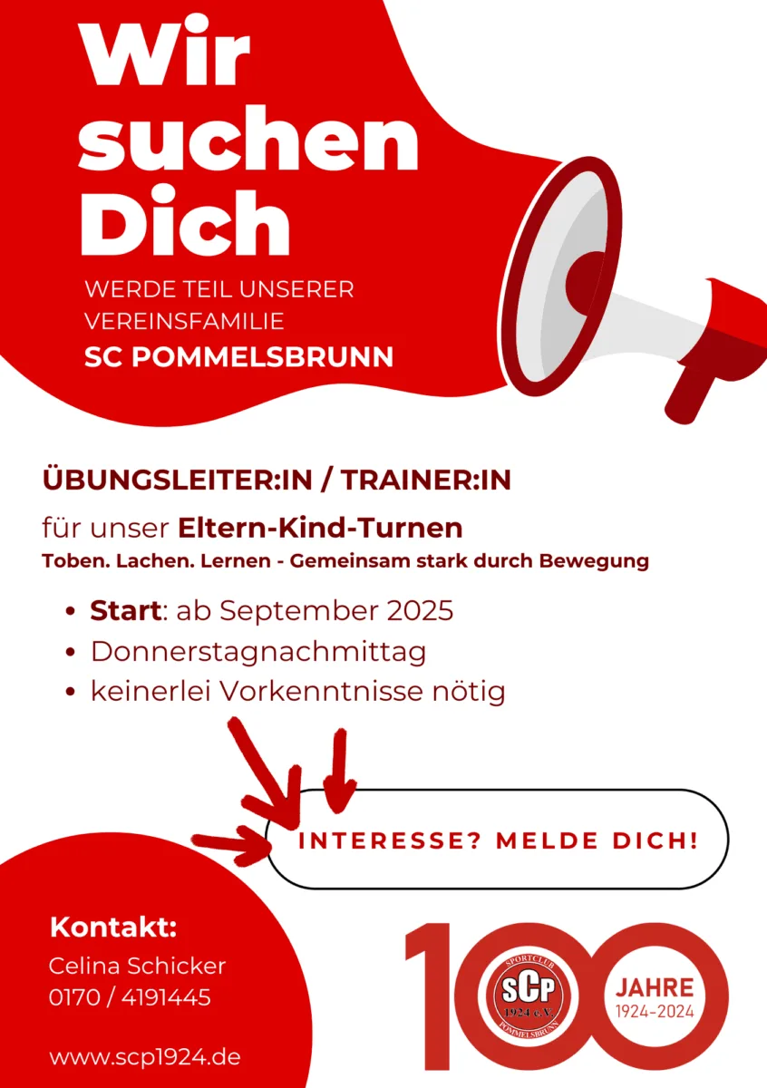 Flyer Übungsleiterin Eltern-Kind-Turnen